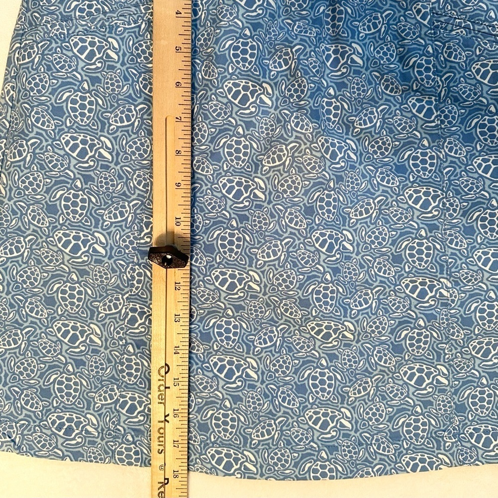 Vineyard Vines Cotton Blue White Sea Turtle Print Fully Lined Mini Skort 0 NEW - Picture 5 of 7